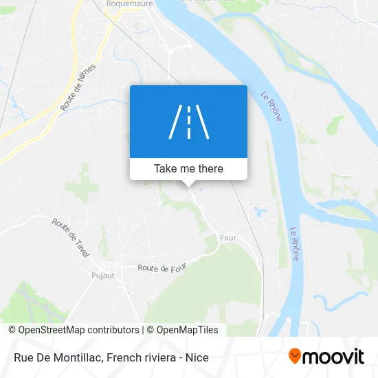 Rue De Montillac map