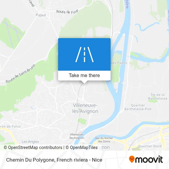Chemin Du Polygone map