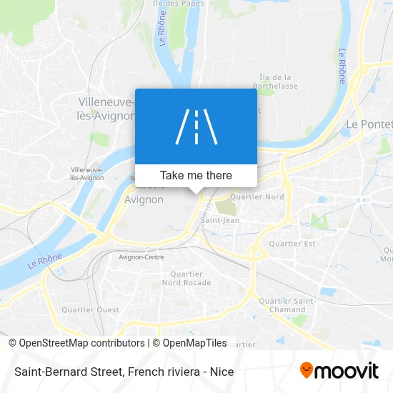 Mapa Rue Saint-Bernard
