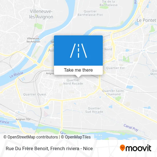 Rue Du Frère Benoit map
