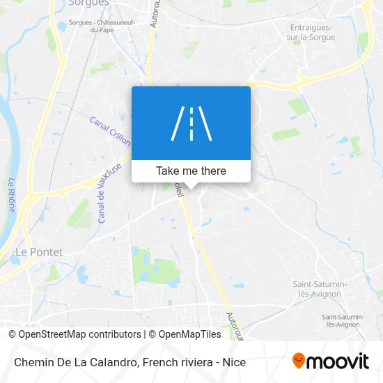 Chemin De La Calandro map