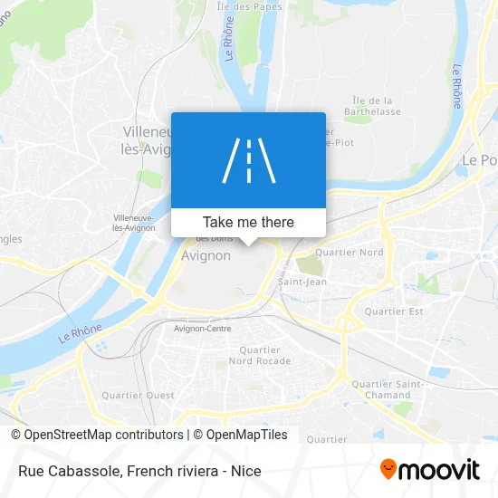 Rue Cabassole map