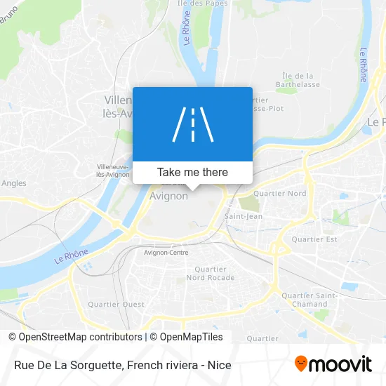 Rue De La Sorguette map