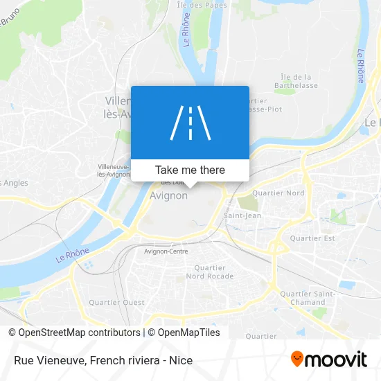 Mapa Rue Vieneuve
