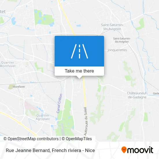Rue Jeanne Bernard map