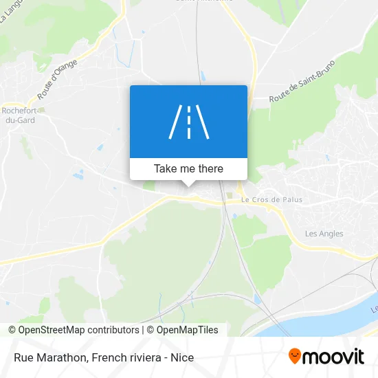 Mapa Rue Marathon