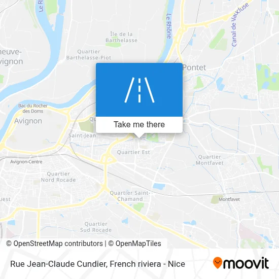 Rue Jean-Claude Cundier map