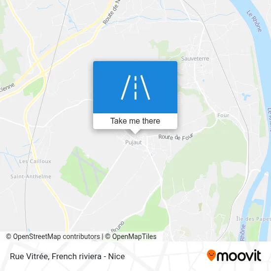 Rue Vitrée map