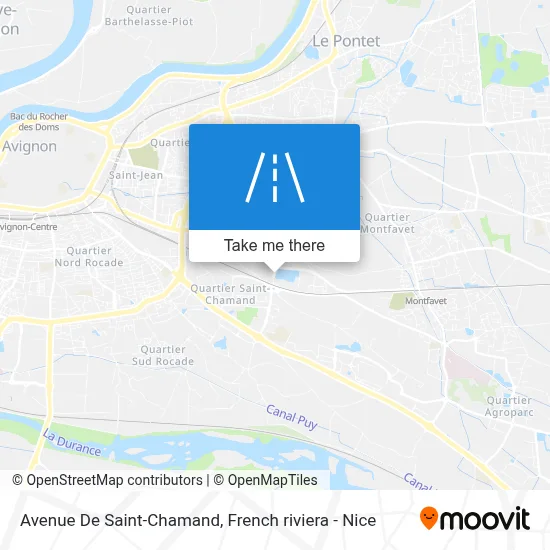 Avenue De Saint-Chamand map