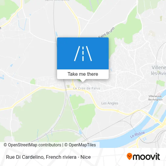 Mapa Rue Di Cardelino
