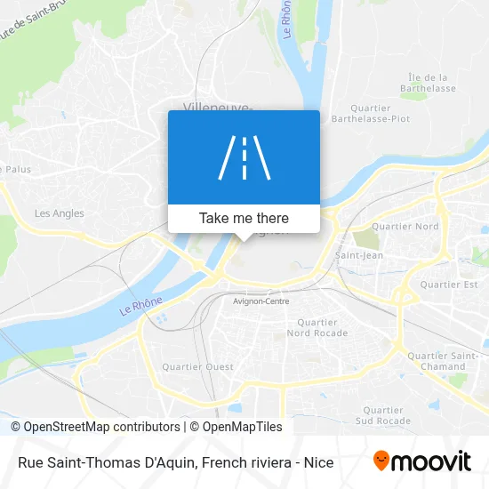 Rue Saint-Thomas D'Aquin map