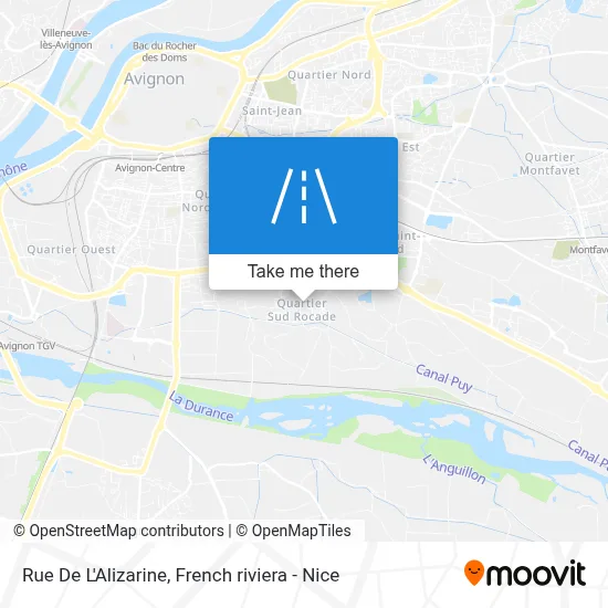 Rue De L'Alizarine map