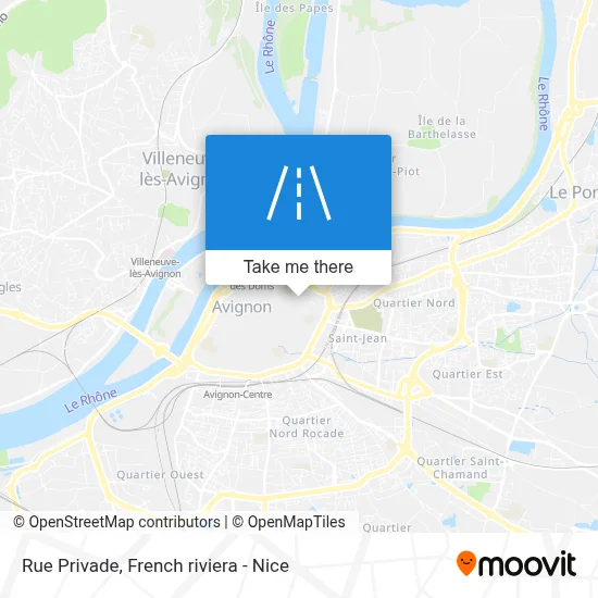 Rue Privade map