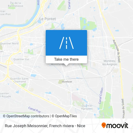 Rue Joseph Meisonnier map