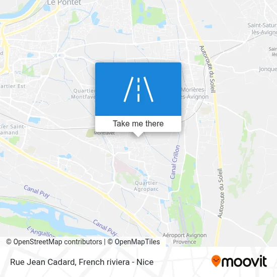 Mapa Rue Jean Cadard