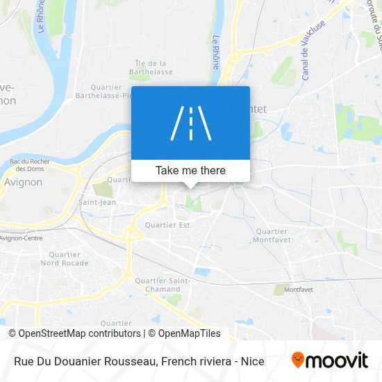Rue Du Douanier Rousseau map