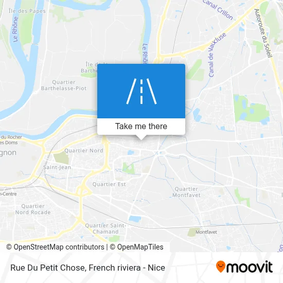Mapa Rue Du Petit Chose