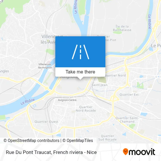 Mapa Rue Du Pont Traucat