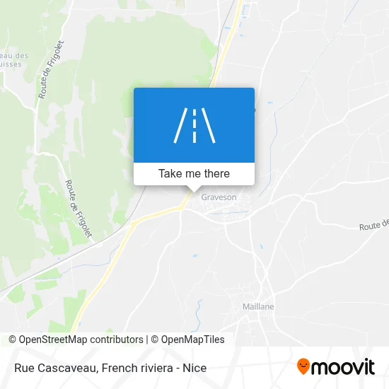 Rue Cascaveau map