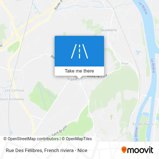 Rue Des Félibres map