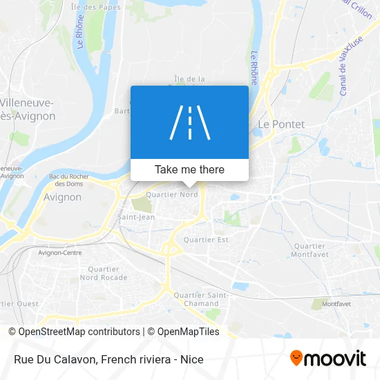 Mapa Rue Du Calavon