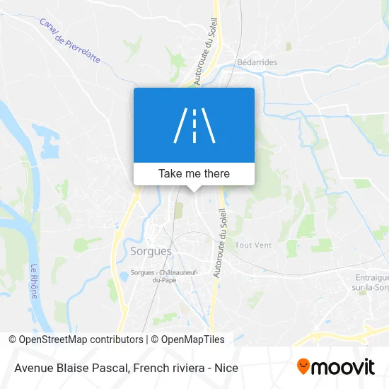 Avenue Blaise Pascal map