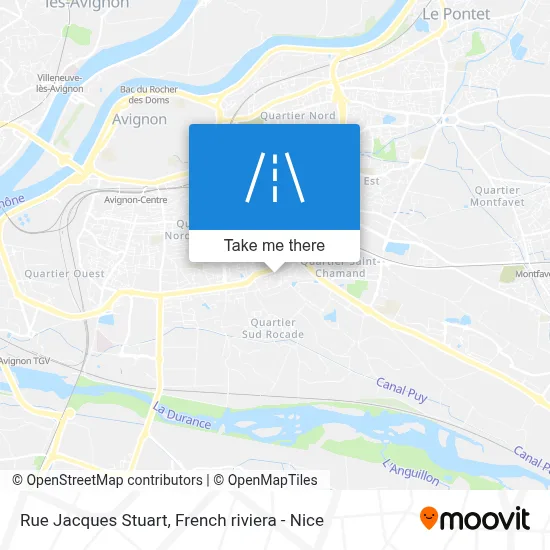 Rue Jacques Stuart map