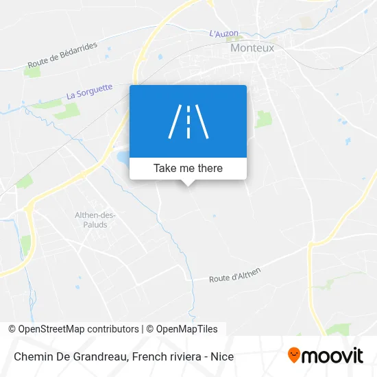 Chemin De Grandreau map