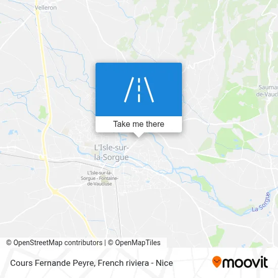 Cours Fernande Peyre map