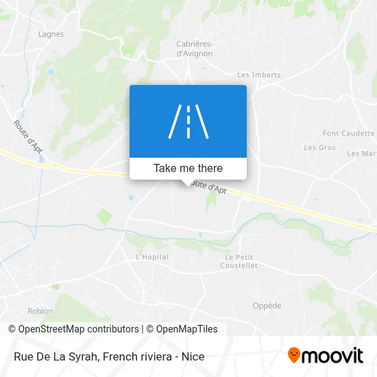 Rue De La Syrah map