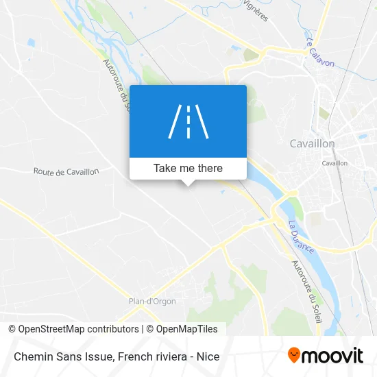 Chemin Sans Issue map