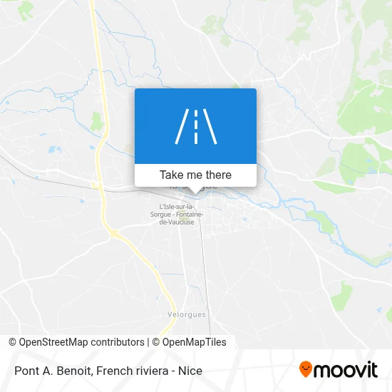 Pont A. Benoit map