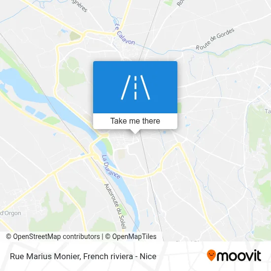 Rue Marius Monier map
