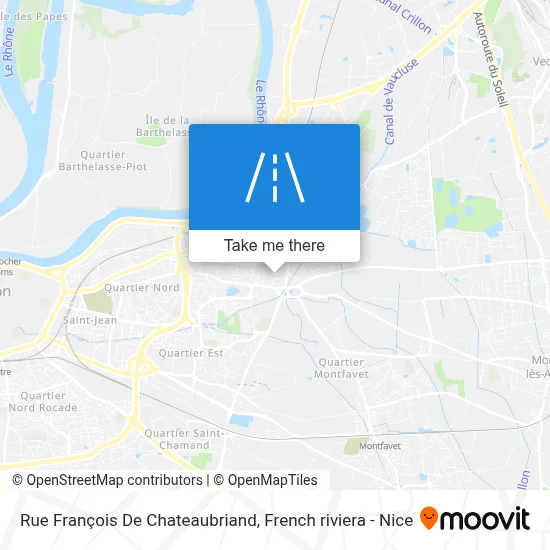 Rue François De Chateaubriand map