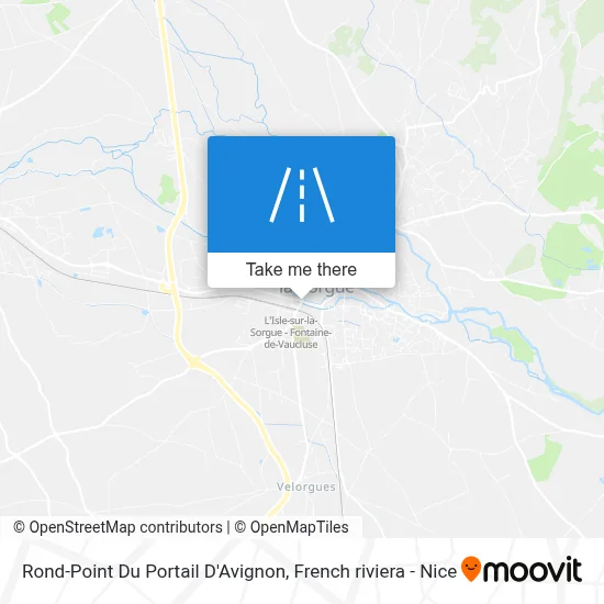 Mapa Rond-Point Du Portail D'Avignon