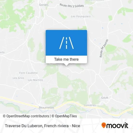 Traverse Du Luberon map
