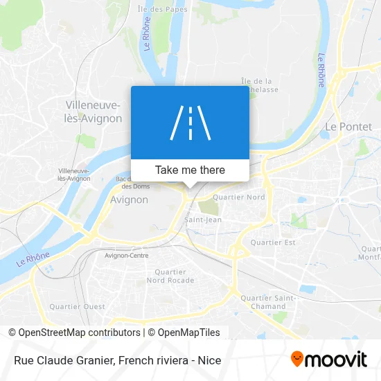 Mapa Rue Claude Granier