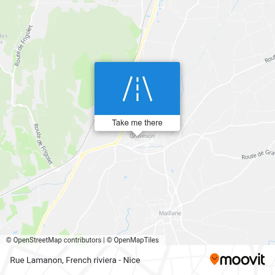 Mapa Rue Lamanon