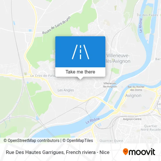Rue Des Hautes Garrigues map