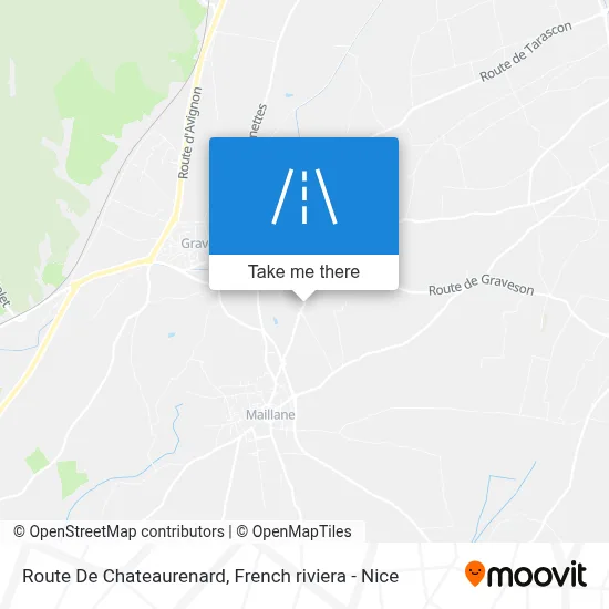 Route De Chateaurenard map