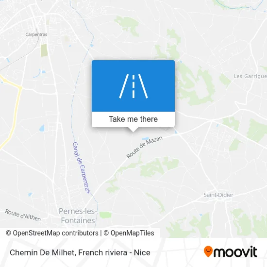 Chemin De Milhet map