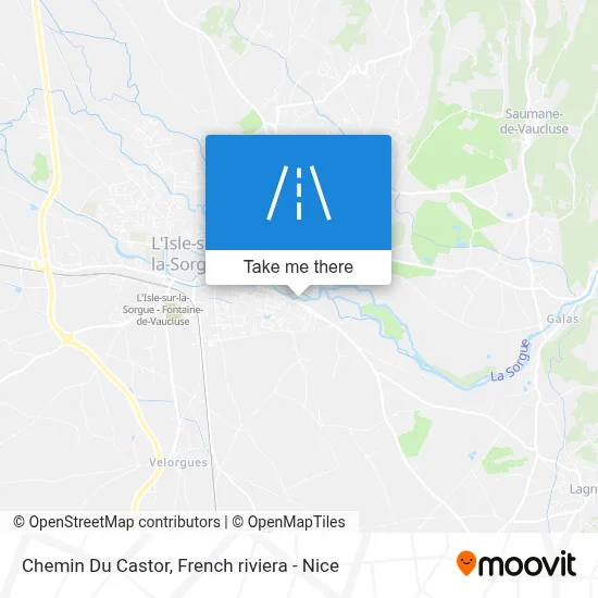 Chemin Du Castor map