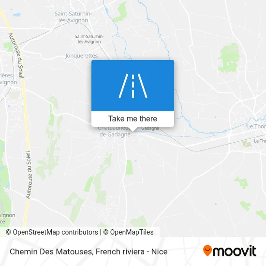 Chemin Des Matouses map
