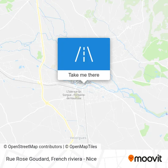 Rue Rose Goudard map