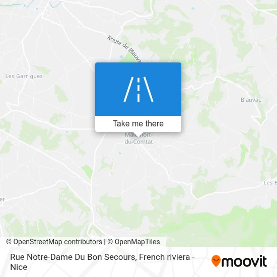 Rue Notre-Dame Du Bon Secours map