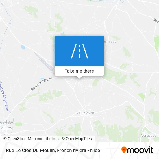 Rue Le Clos Du Moulin map