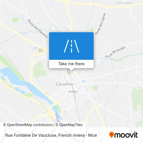 Rue Fontaine De Vaucluse map