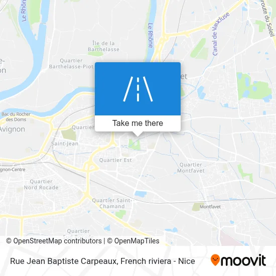 Rue Jean Baptiste Carpeaux map