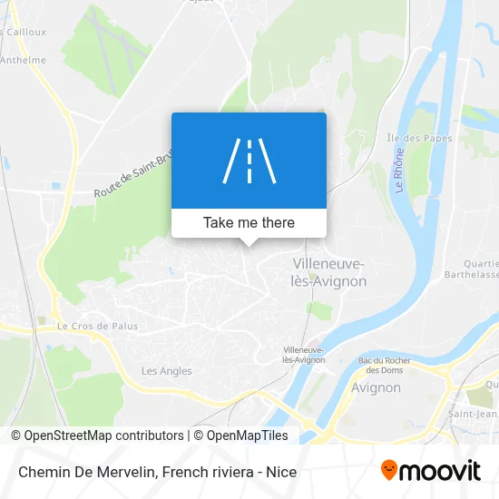 Chemin De Mervelin map