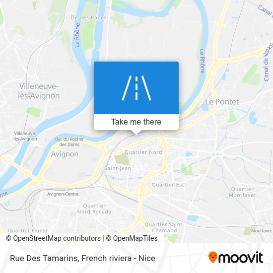 Rue Des Tamarins map